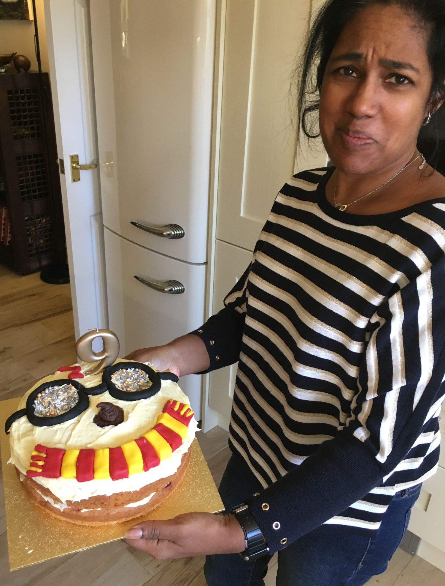 Van not happy with cake